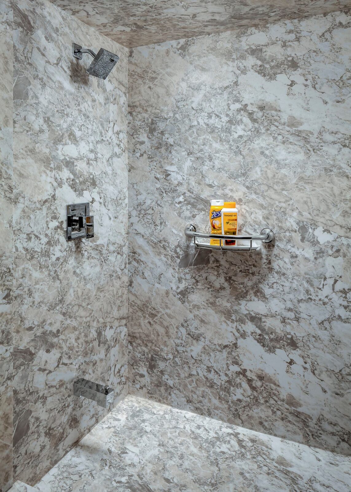 Completed Just Bath bathroom remodel, Pittsburgh-area project #6
