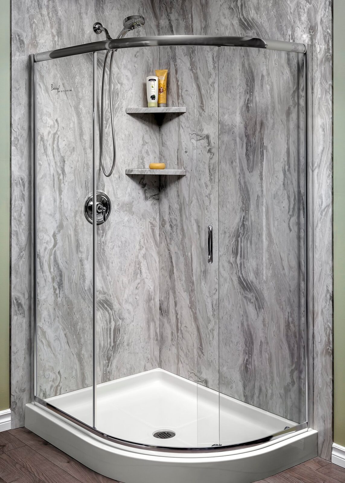 Completed Just Bath bathroom remodel, Pittsburgh-area project #7