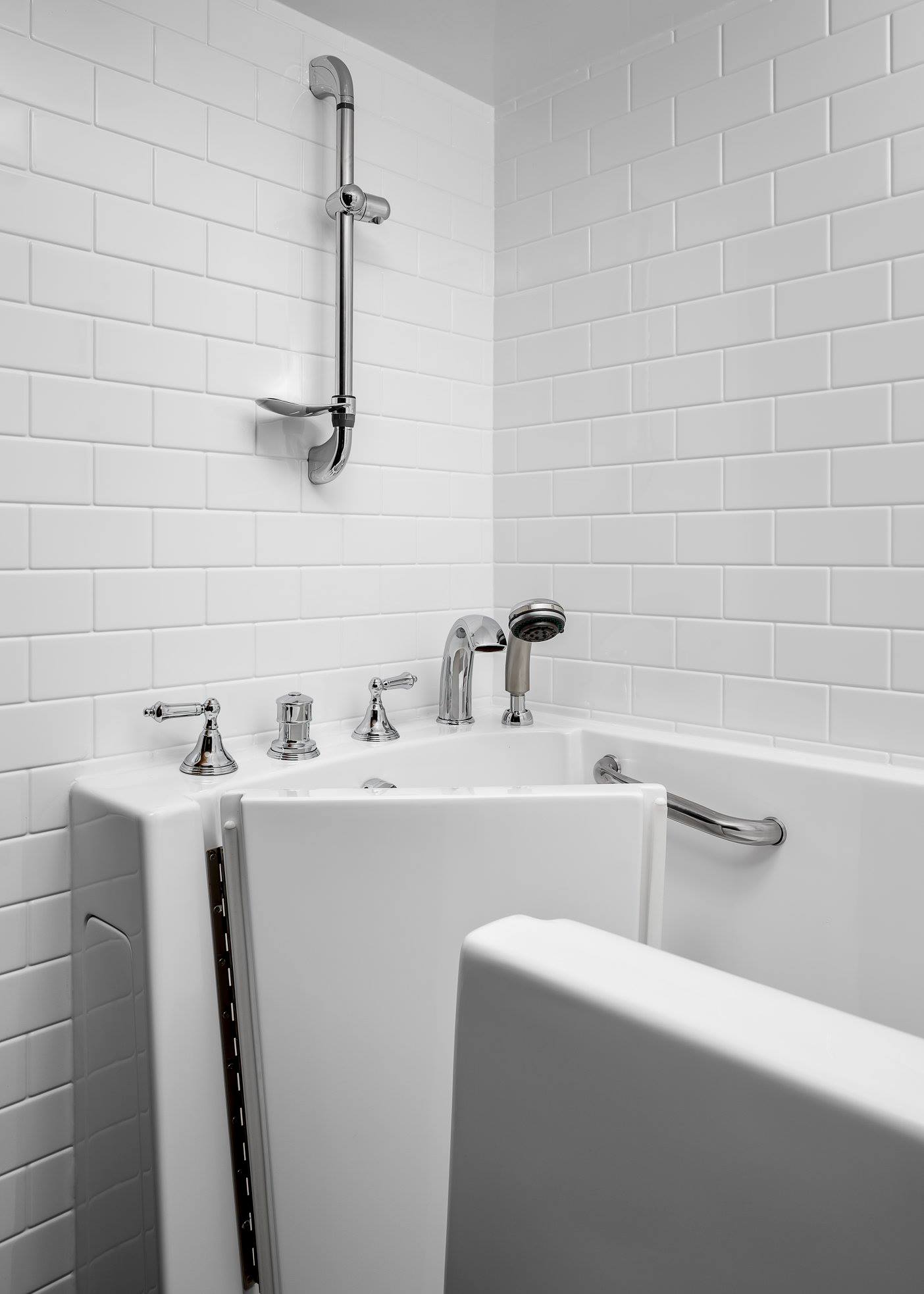 Completed Just Bath bathroom remodel, Pittsburgh-area project #8