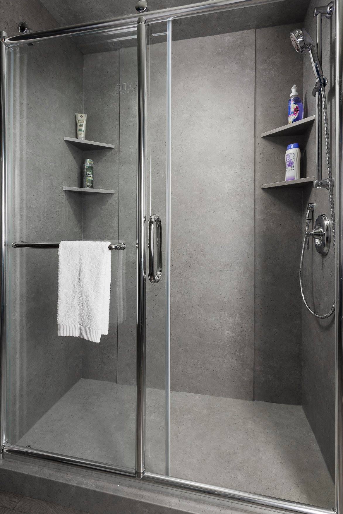 Completed Just Bath bathroom remodel, Pittsburgh-area project #9