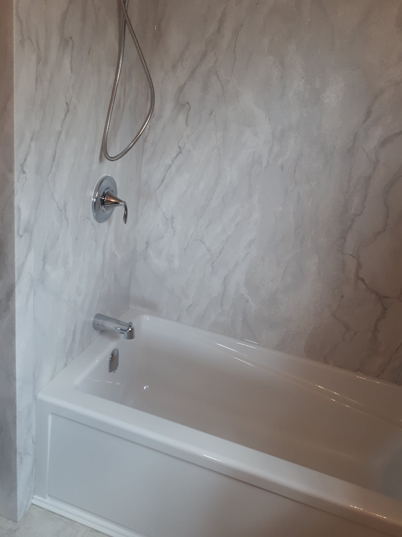 Completed Just Bath bathroom remodel, Pittsburgh-area project #17