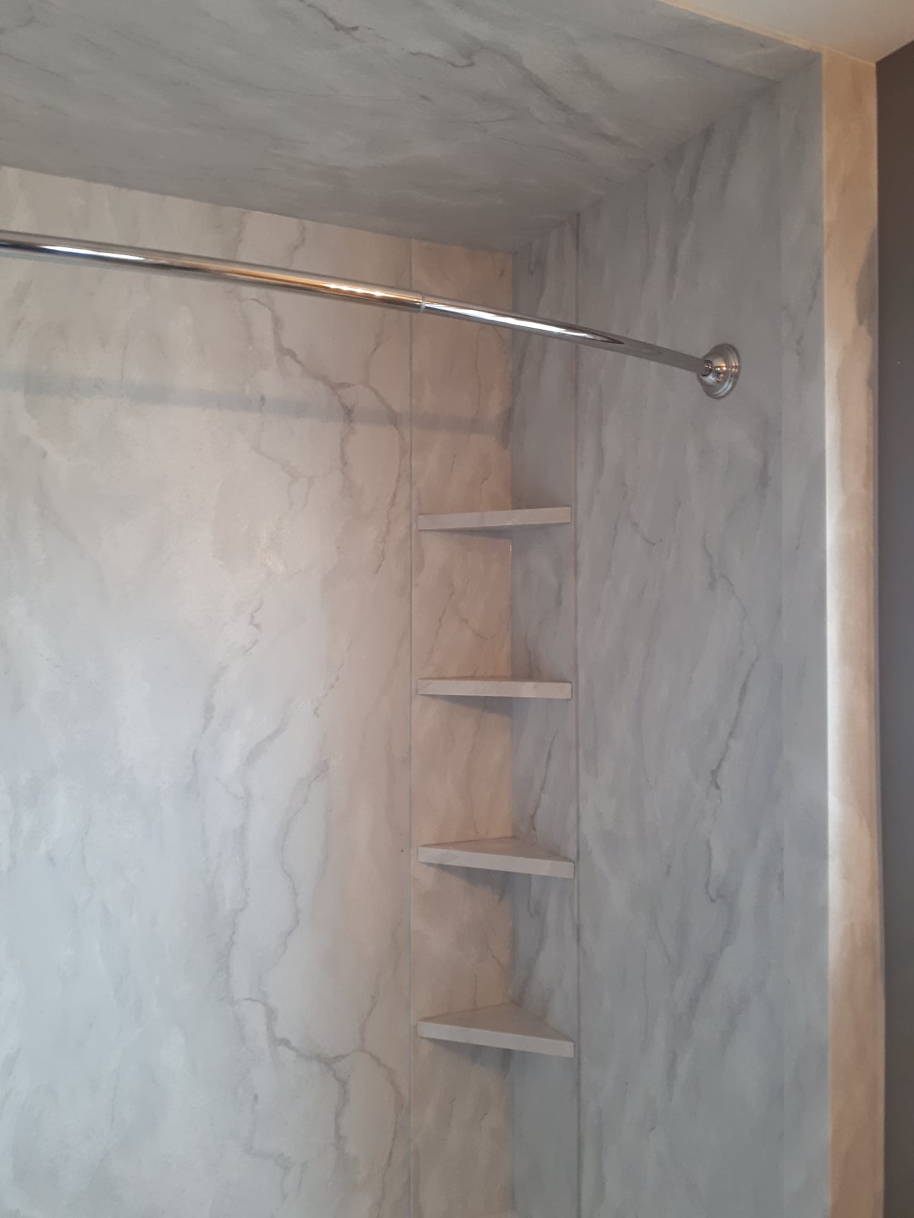 Completed Just Bath bathroom remodel, Pittsburgh-area project #19