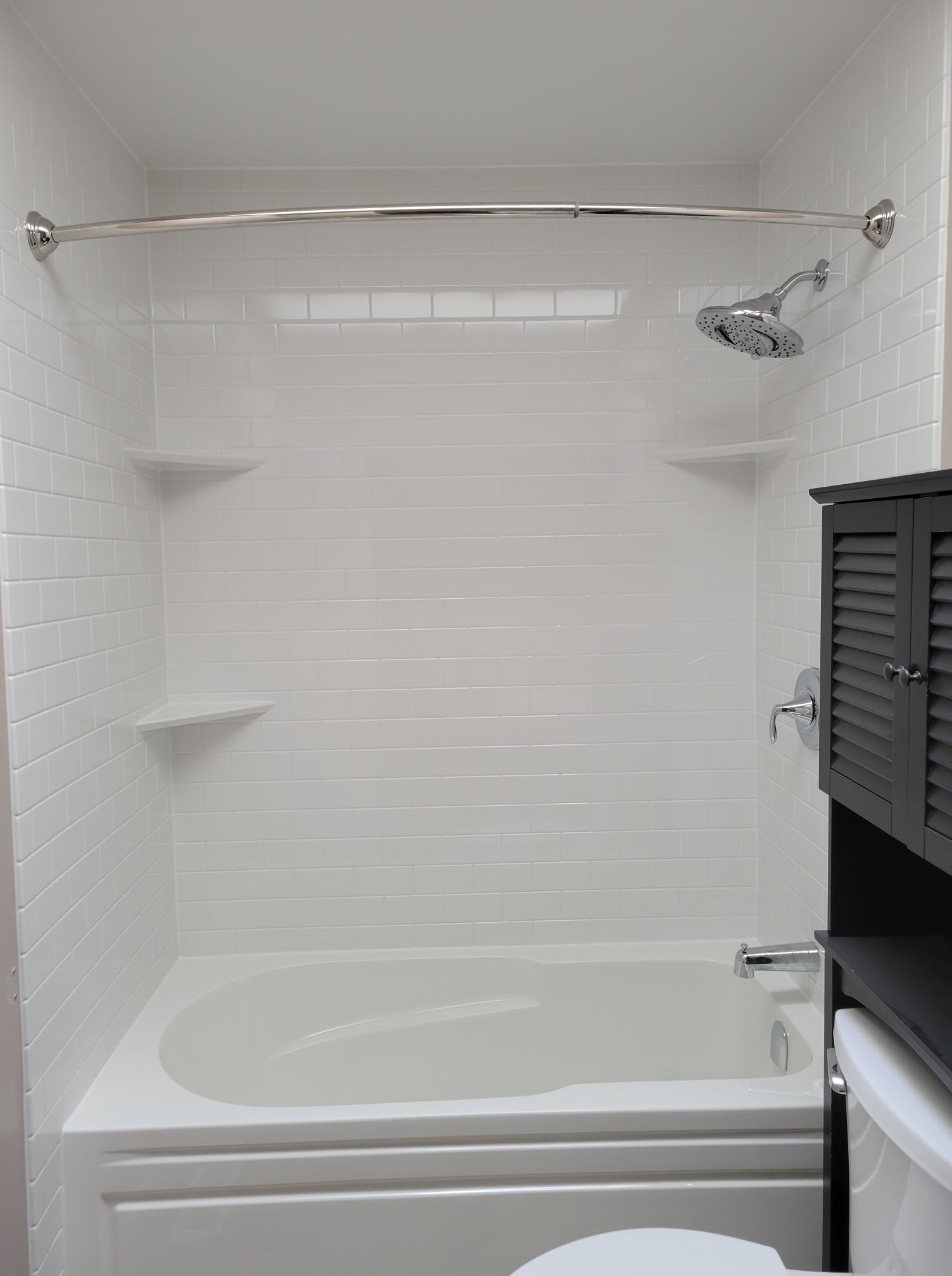 Completed Just Bath bathroom remodel, Pittsburgh-area project #20