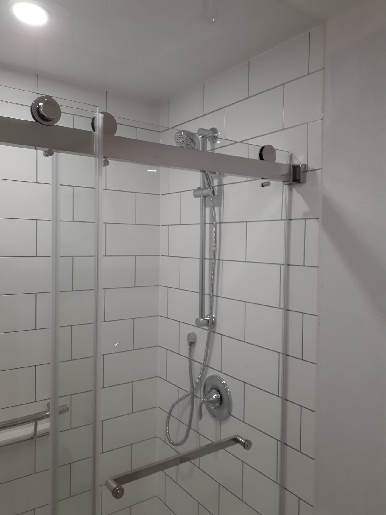 Completed Just Bath bathroom remodel, Pittsburgh-area project #21