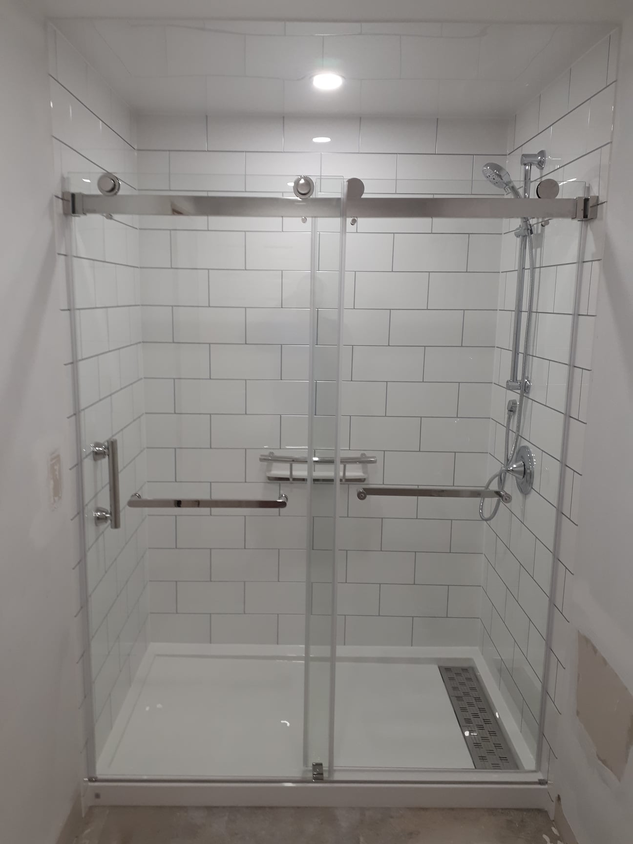 Completed Just Bath bathroom remodel, Pittsburgh-area project #22