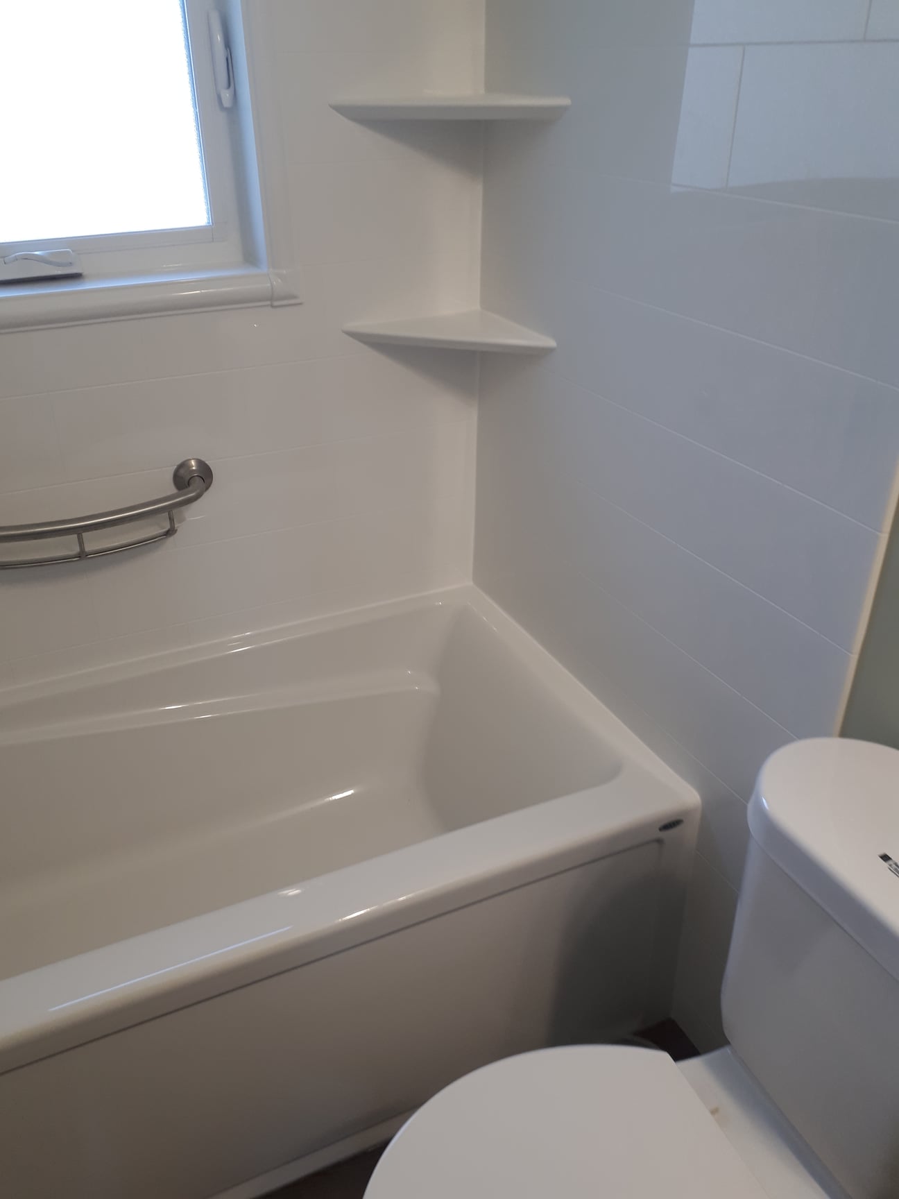 Completed Just Bath bathroom remodel, Pittsburgh-area project #25