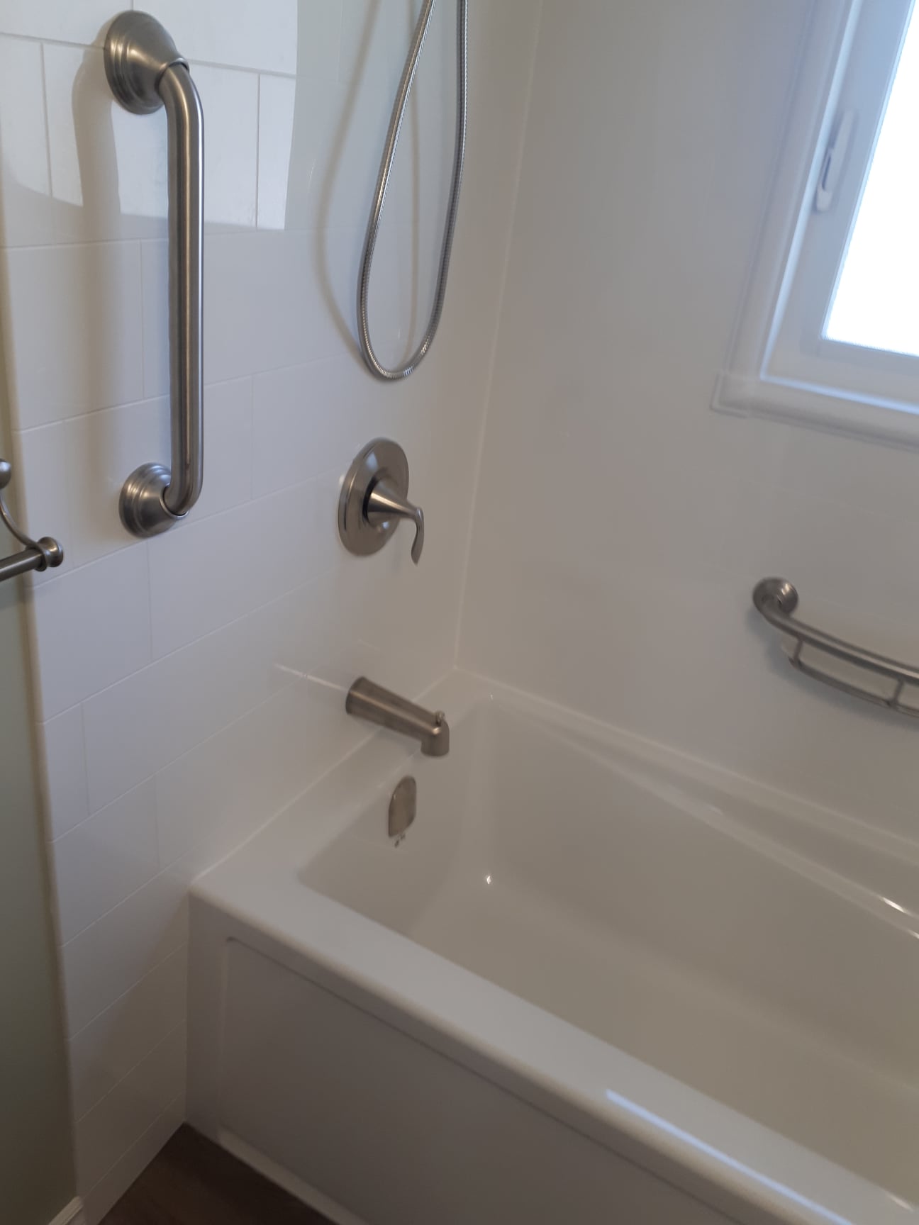 Completed Just Bath bathroom remodel, Pittsburgh-area project #26