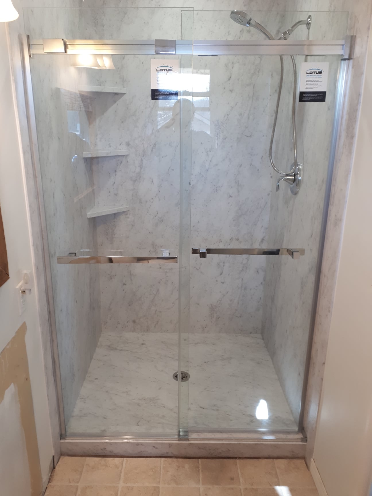Completed Just Bath bathroom remodel, Pittsburgh-area project #30