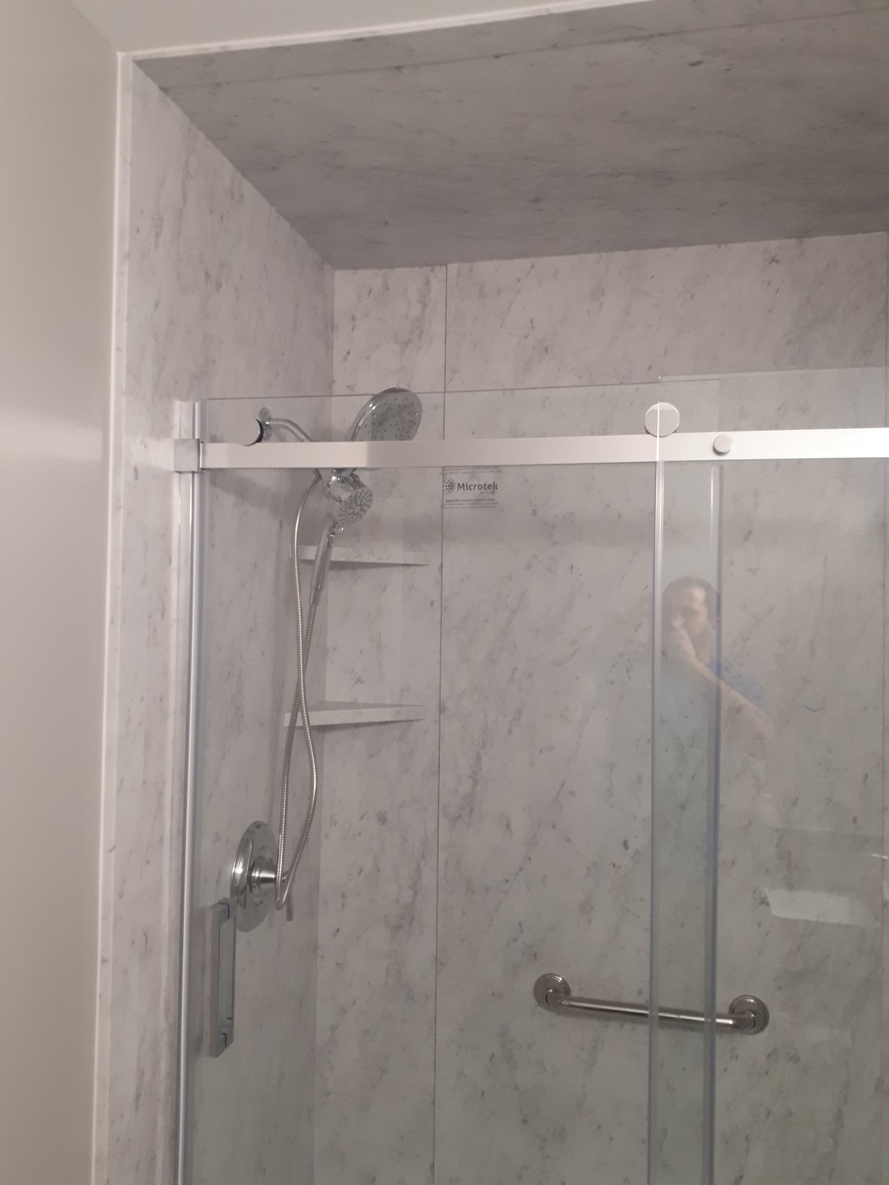 Completed Just Bath bathroom remodel, Pittsburgh-area project #32