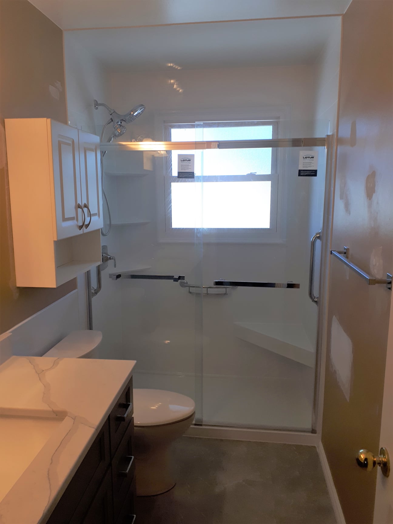 Completed Just Bath bathroom remodel, Pittsburgh-area project #33