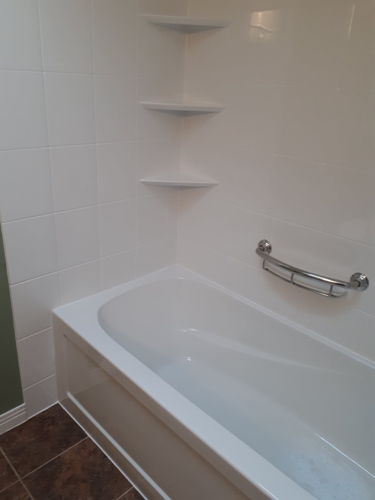 Completed Just Bath bathroom remodel, Pittsburgh-area project #36