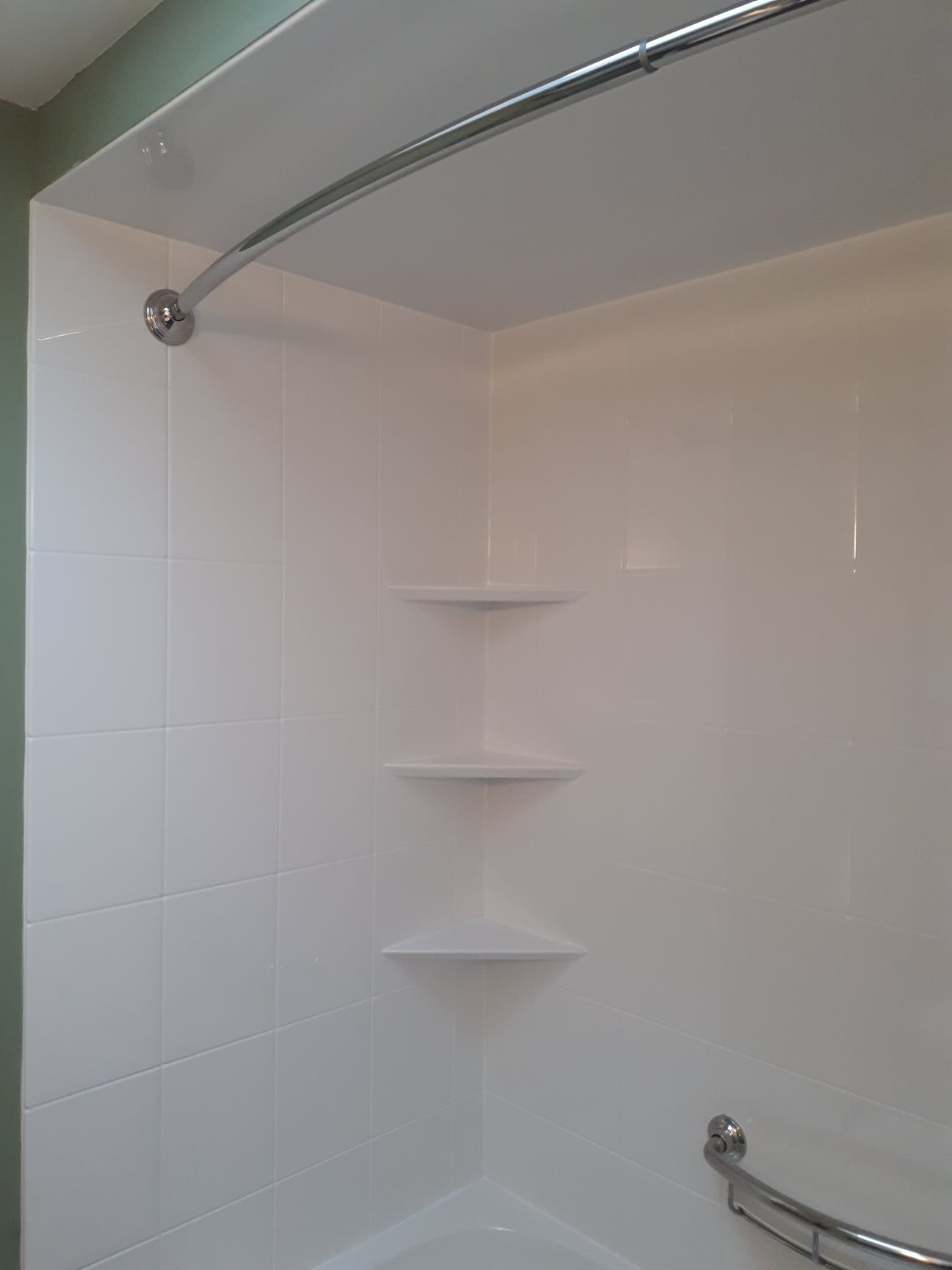 Completed Just Bath bathroom remodel, Pittsburgh-area project #37