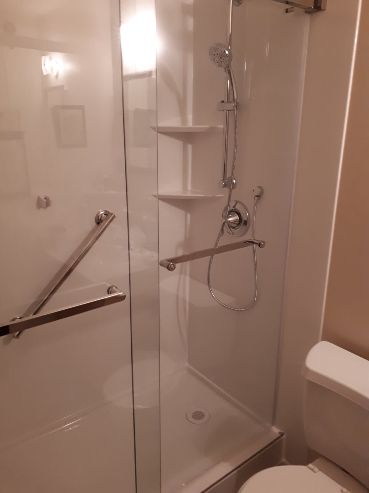 Completed Just Bath bathroom remodel, Pittsburgh-area project #42
