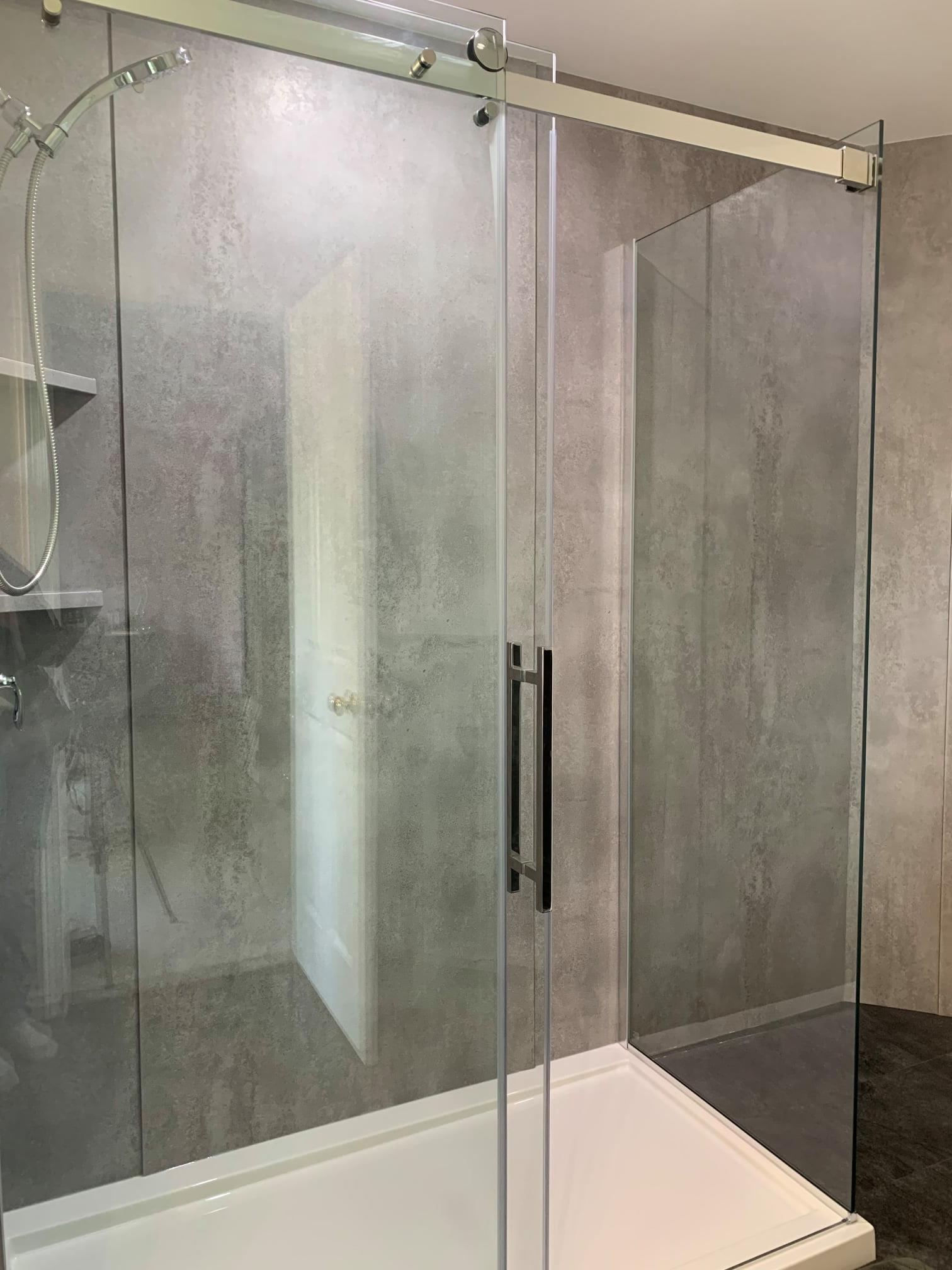 Completed Just Bath bathroom remodel, Pittsburgh-area project #47