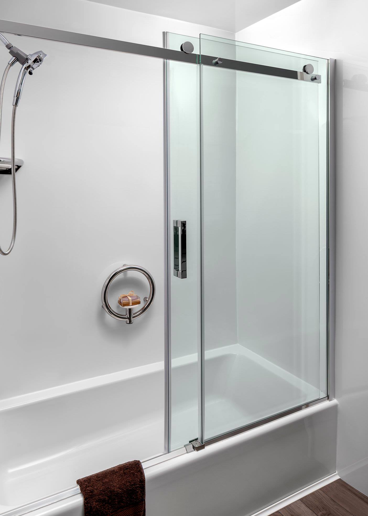 Completed Just Bath bathroom remodel, Pittsburgh-area project #62