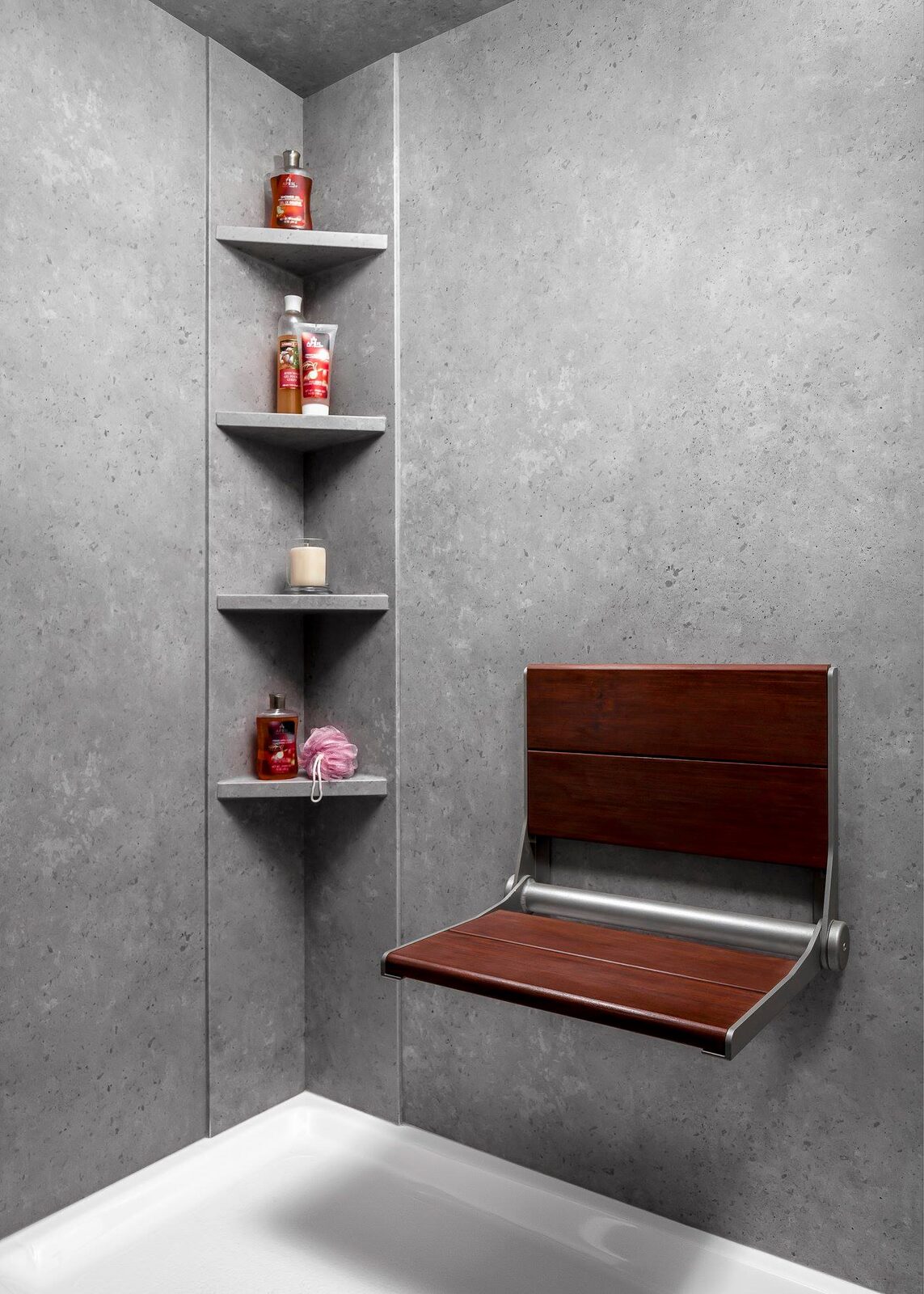 Completed Just Bath bathroom remodel, Pittsburgh-area project #63